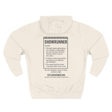 Load image into Gallery viewer, Showrunner Three-Panel Fleece Hoodie

