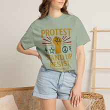 Load image into Gallery viewer, Stand Up and Resist Unisex Garment-Dyed T-shirt
