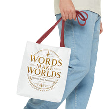 Load image into Gallery viewer, Words Make Worlds Tote Bag (AOP)
