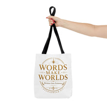 Load image into Gallery viewer, Words Make Worlds Tote Bag (AOP)
