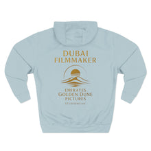 Load image into Gallery viewer, Dubai Filmmaker Three-Panel Fleece Hoodie Two
