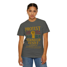 Load image into Gallery viewer, Stand Up and Resist Unisex Garment-Dyed T-shirt
