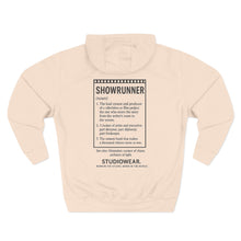 Load image into Gallery viewer, Showrunner Three-Panel Fleece Hoodie
