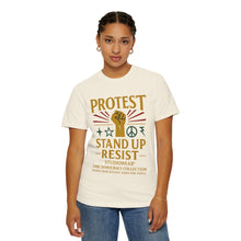 Load image into Gallery viewer, Stand Up and Resist Unisex Garment-Dyed T-shirt
