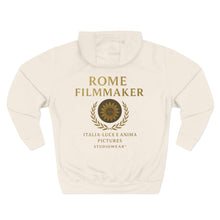 Load image into Gallery viewer, When in Rome Filmmaker Three-Panel Fleece Hoodie
