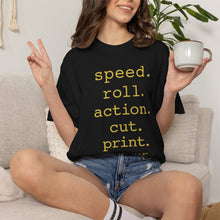 Load image into Gallery viewer, Speed Roll Action Unisex Garment-Dyed T-shirt
