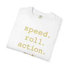 Load image into Gallery viewer, Speed Roll Action Unisex Garment-Dyed T-shirt
