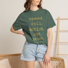 Load image into Gallery viewer, Speed Roll Action Unisex Garment-Dyed T-shirt
