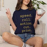 Speed Roll Action Unisex Garment-Dyed T-shirt