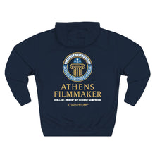 Load image into Gallery viewer, Athens Filmmaker Three-Panel Fleece Hoodie
