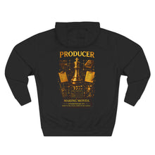 Load image into Gallery viewer, The Producer Three-Panel Fleece Hoodie
