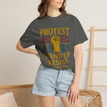 Load image into Gallery viewer, Stand Up and Resist Unisex Garment-Dyed T-shirt
