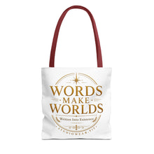 Load image into Gallery viewer, Words Make Worlds Tote Bag (AOP)

