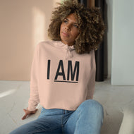 I AM Cropped Hoodie