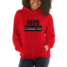 Load image into Gallery viewer, 1619 It's About Time Unisex Hoodie
